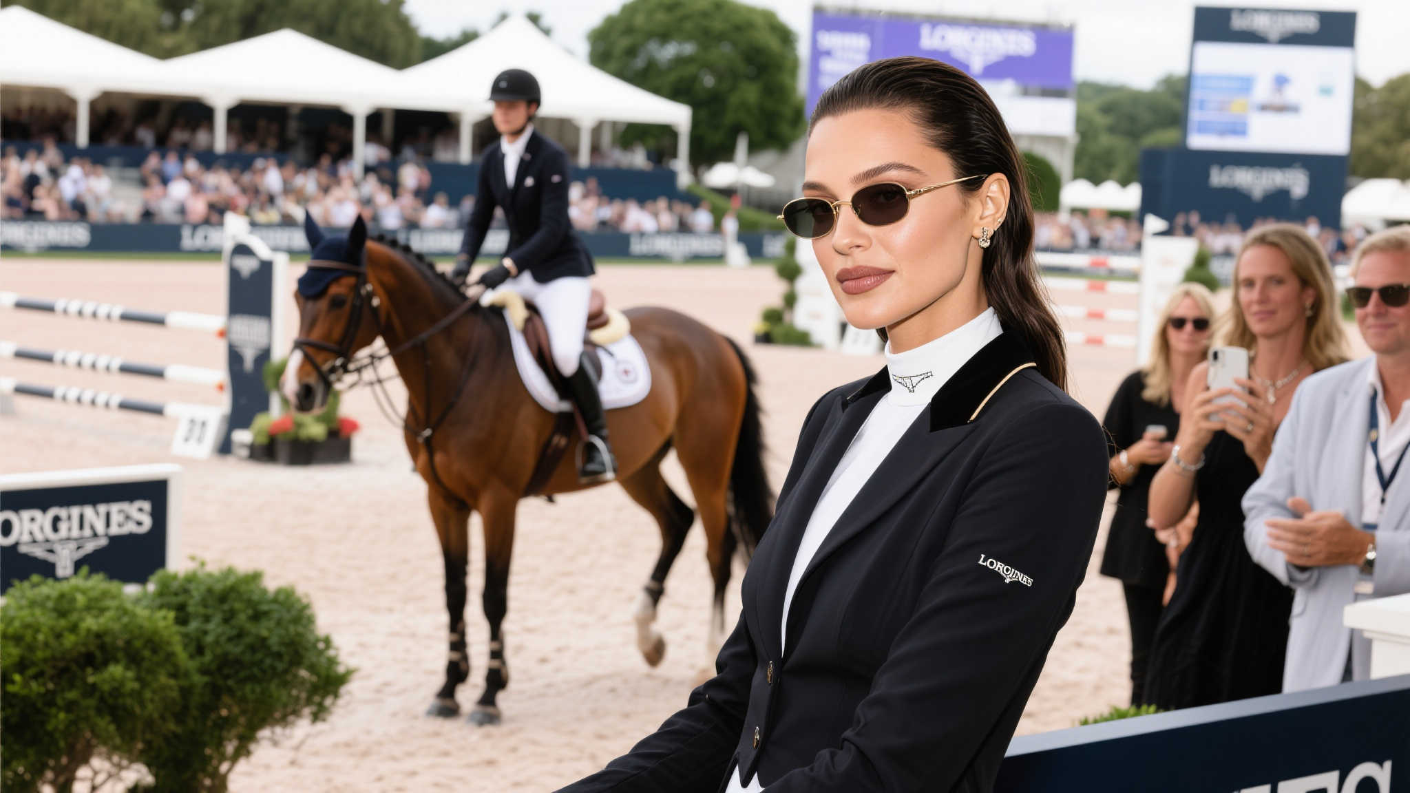 Bella Hadid现身拉斯维加斯参加马术比赛